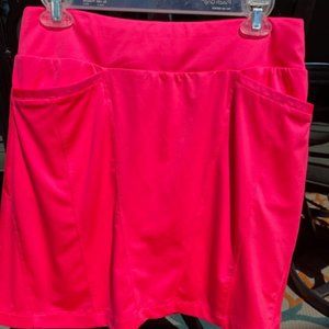 Tail Stretch Tennis Golf Skort SMALL Pink Pockets